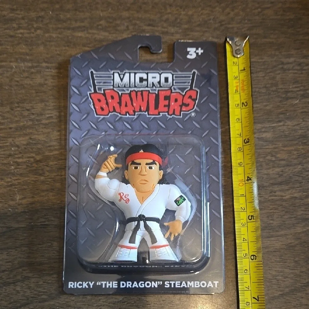 Micro Brawlers Ricky 'The Dragon' Steamboat Figure, New - Picture 5 of 6